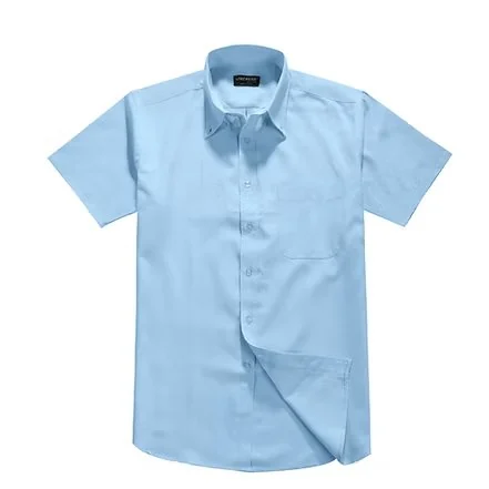 Camisa Oxford Hombre Manga Corta
