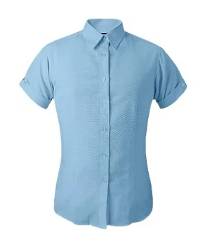 Camisa Oxford Mujer Manga Corta