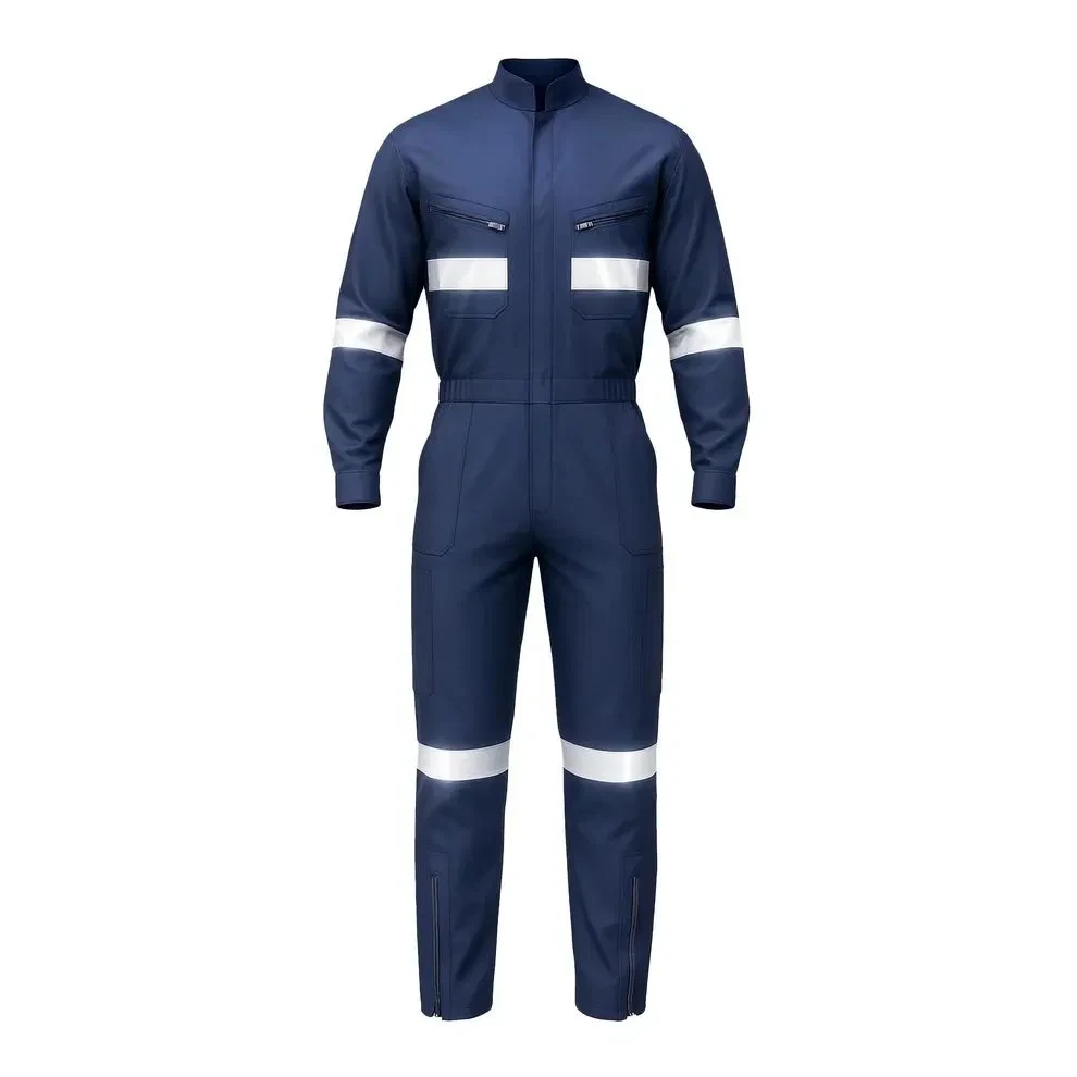 Overol Piloto Poplin con Cintas Reflectantes