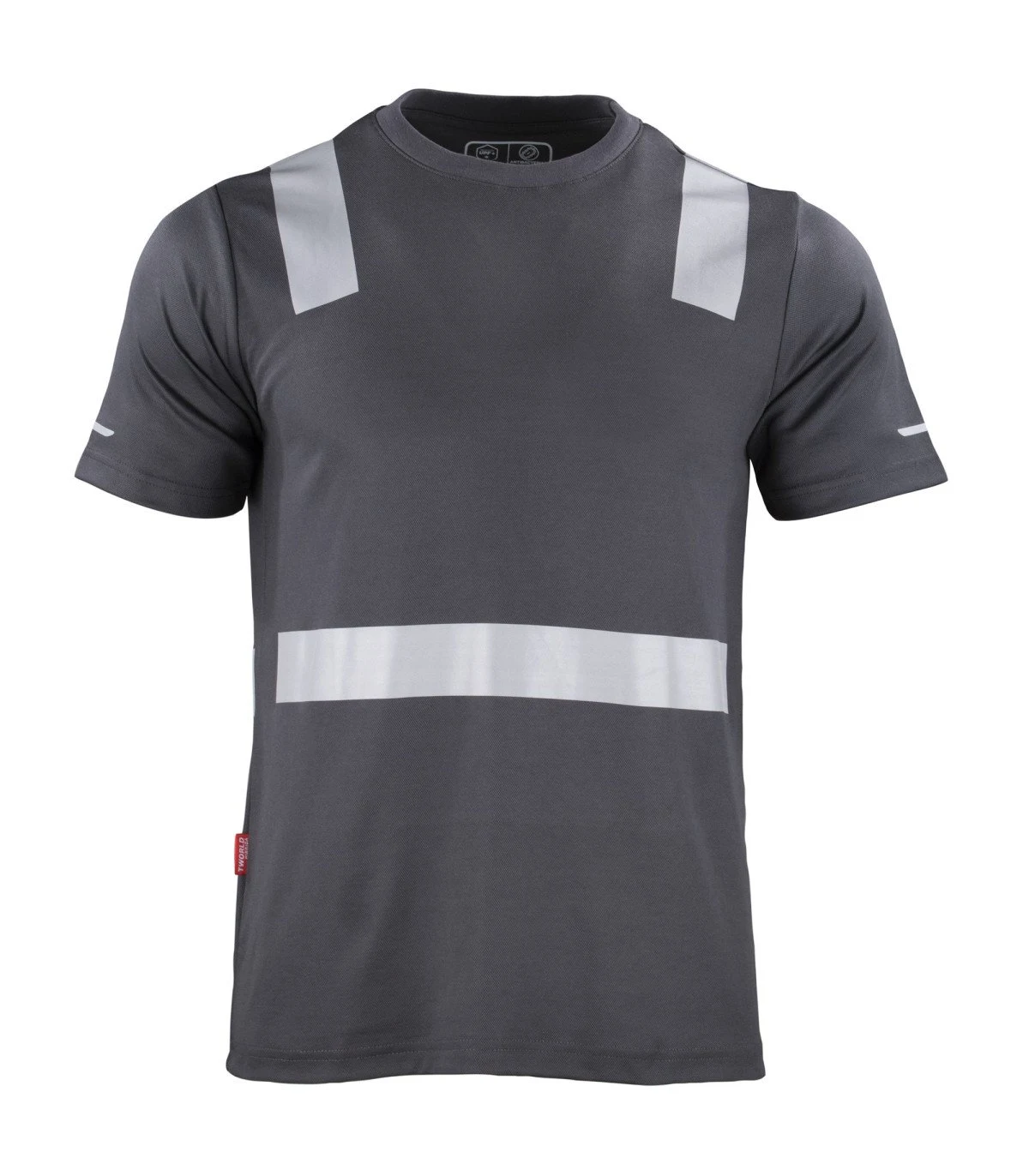 Polera Híbrida Cinta Reflectiva Iron Manga Corta