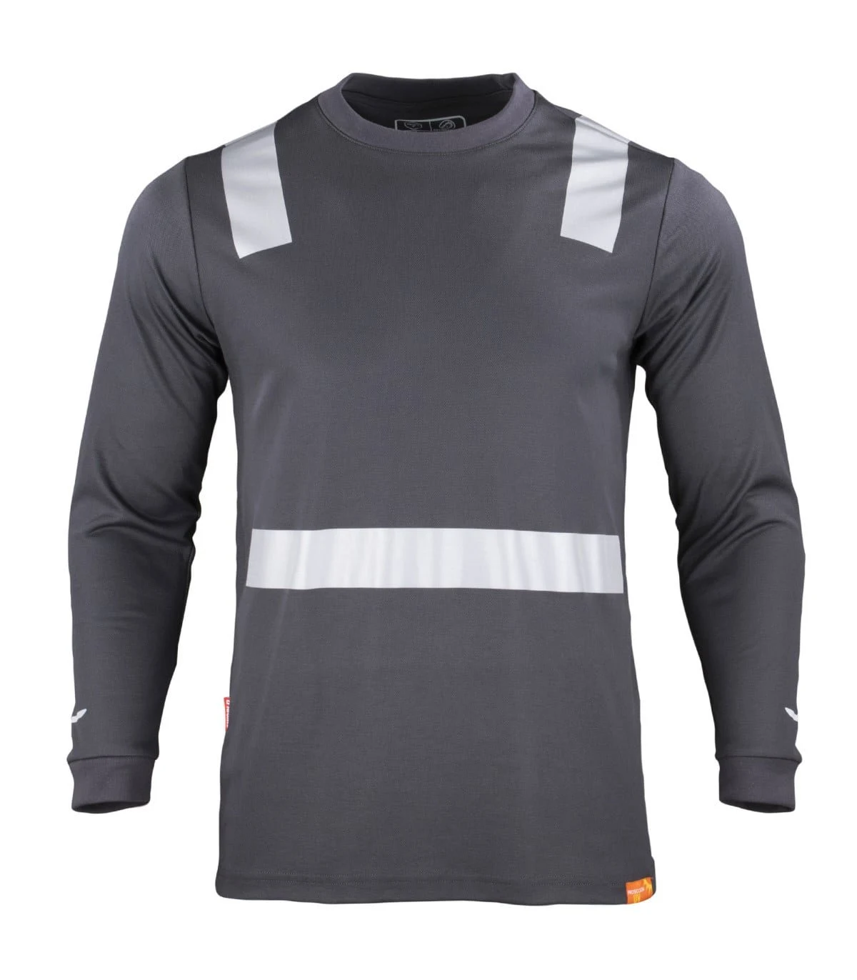 Polera Híbrida Cinta Reflectiva Iron Manga Larga