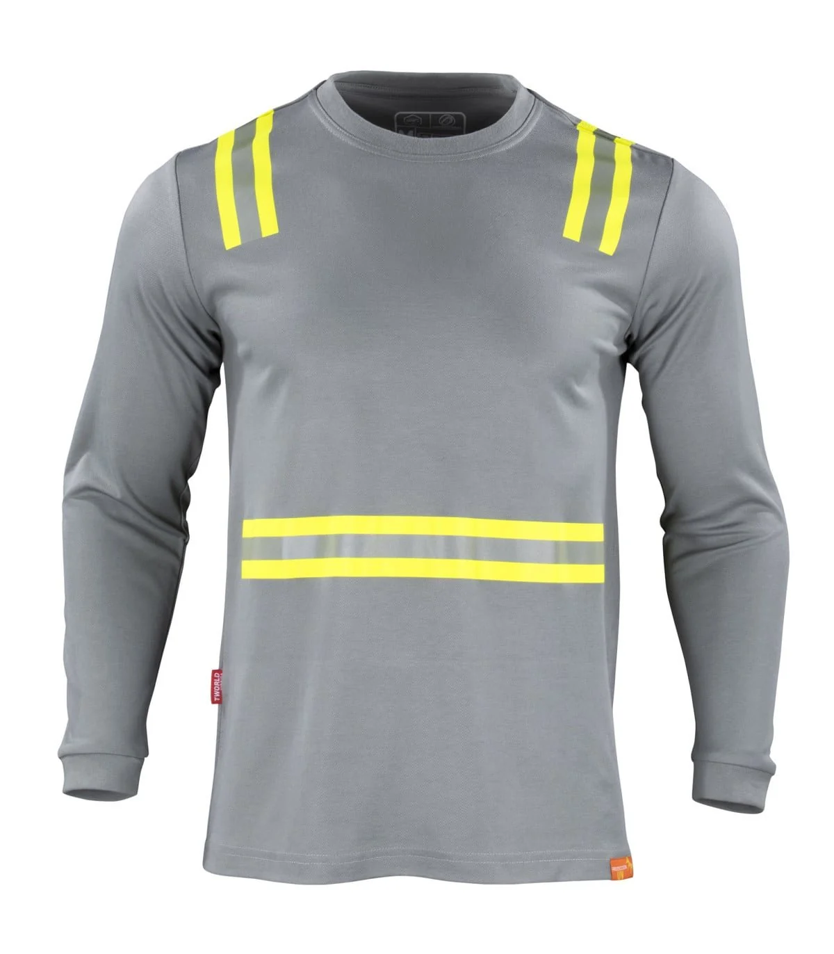 Polera Híbrida Dual Hi-Vis Manga Larga